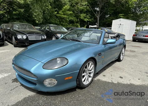 2001 Aston Martin Db7 Vantage из США, поврежденный, VIN SCFAB42321K402008